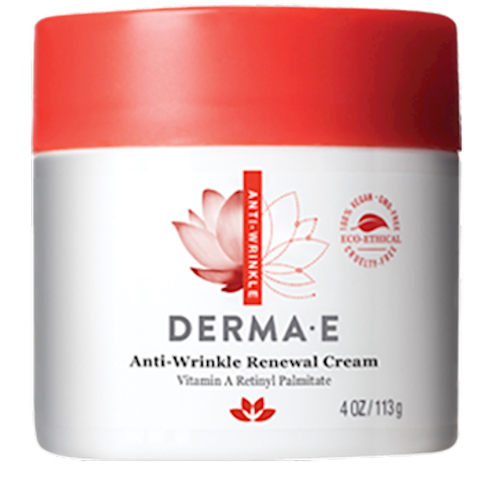 Anti-Wrinkle Renewal Cream DermaE Natural Bodycare   4 Ounces