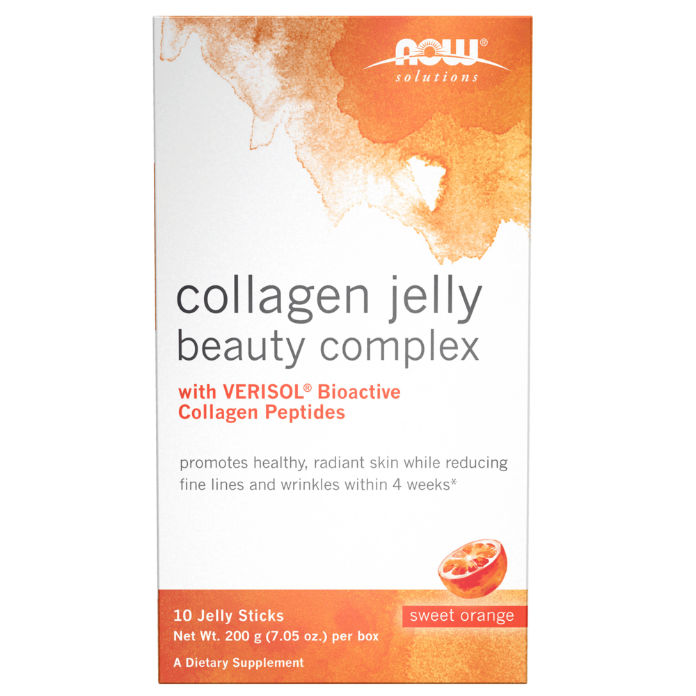 Collagen Jelly Beauty Complex, Sweet Orange  NOW Foods