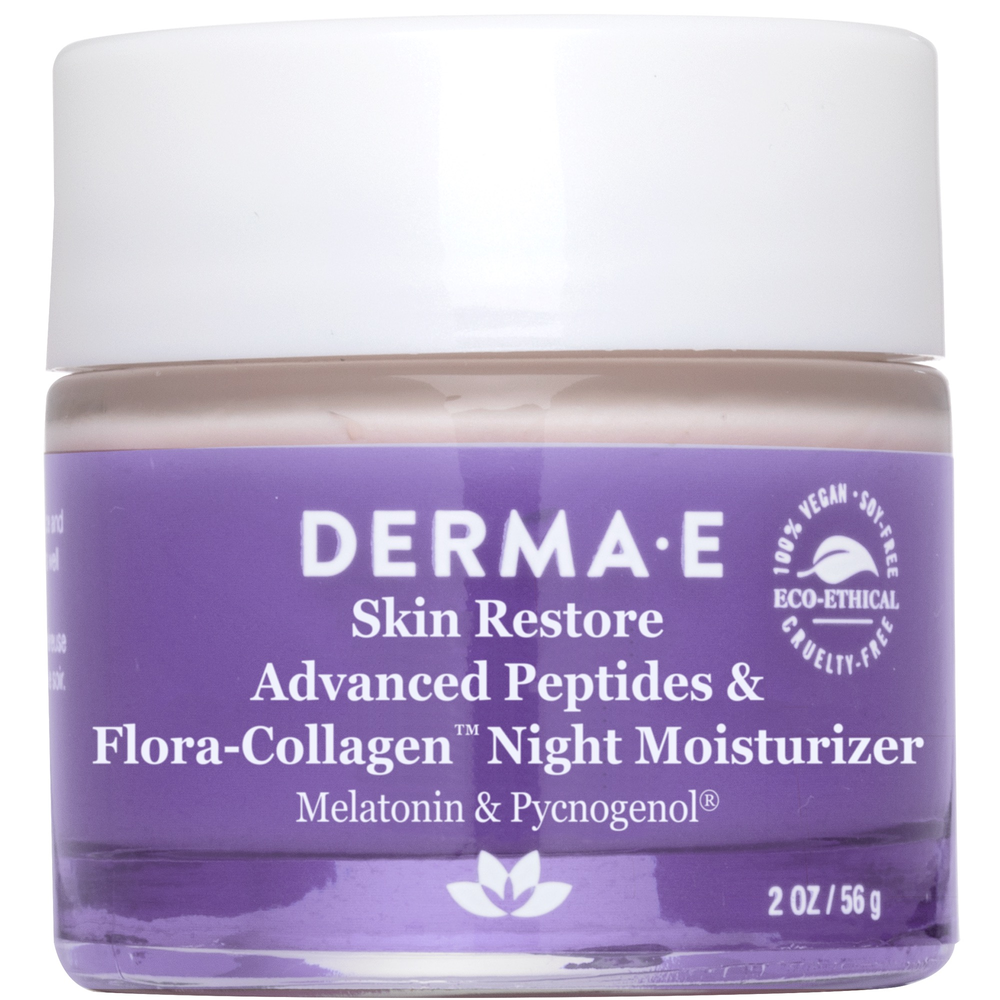 Advanced Peptides & Flora-Collagen Night DermaE Natural Bodycare   2 ounces