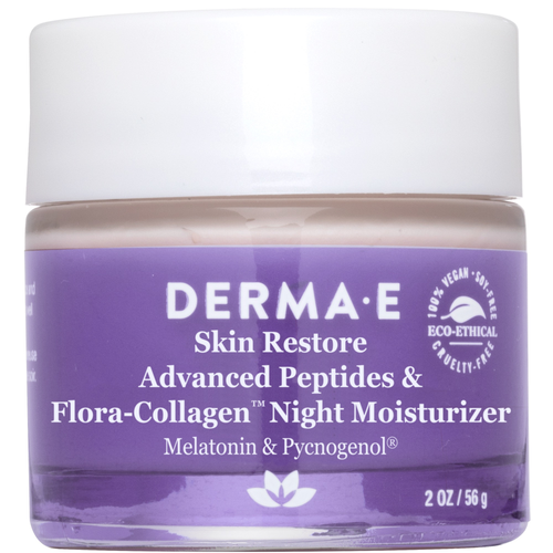Advanced Peptides & Flora-Collagen Night DermaE Natural Bodycare   2 ounces