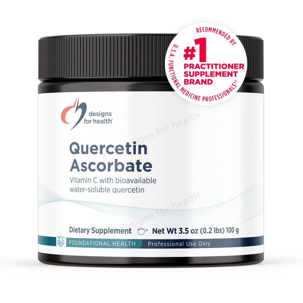 Quercetin Ascorbate Powder
Designs for Health

100 Grams
