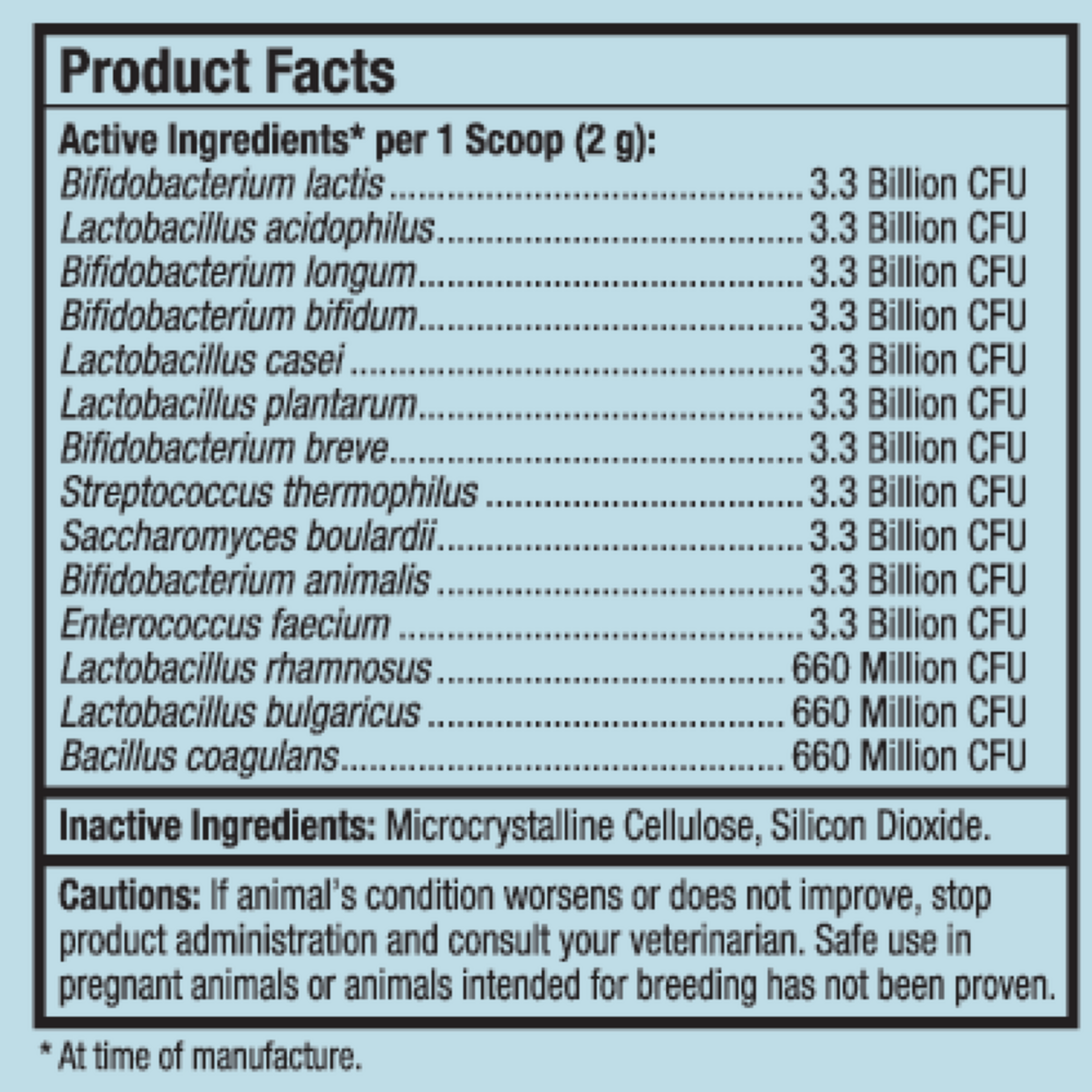 Complete Probiotics for Dogs and Cats
Dr. Mercola Premium Products

90 Grams