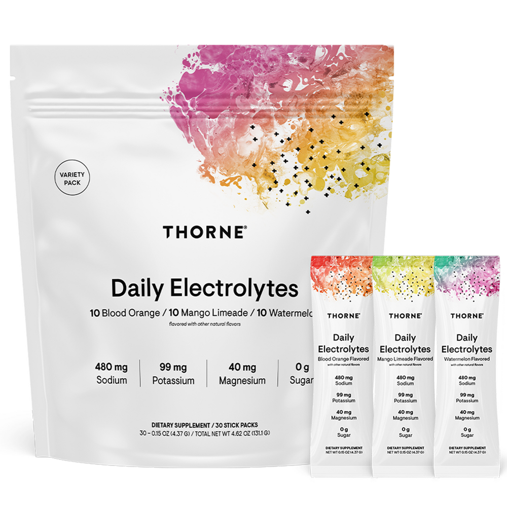 Daily Electrolytes Variety Pack
Thorne

30 packets