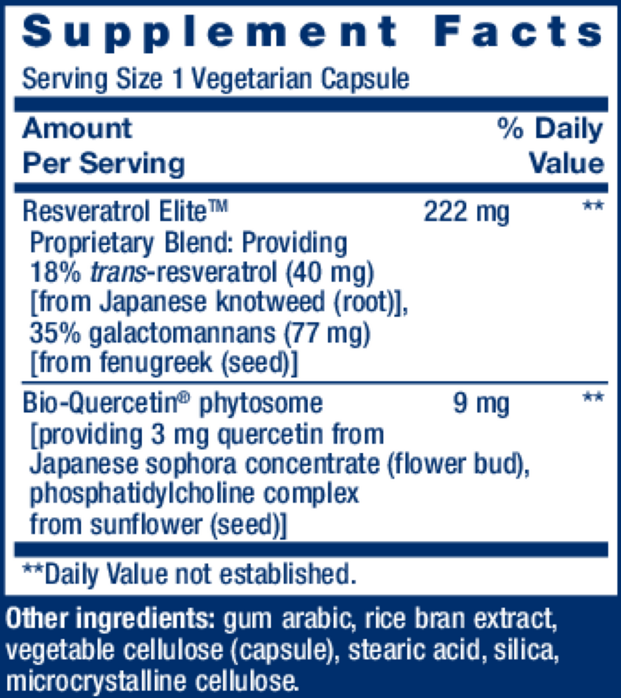 Optimized Resveratrol Elite™
Life Extension

60 capsules