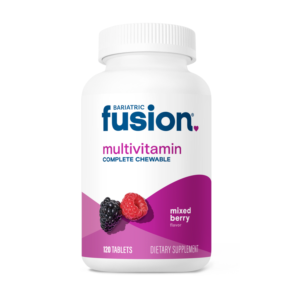 Complete Chewable Bariatric Multivitamin, Mixed Berry
Bariatric Fusion

120 Chewables