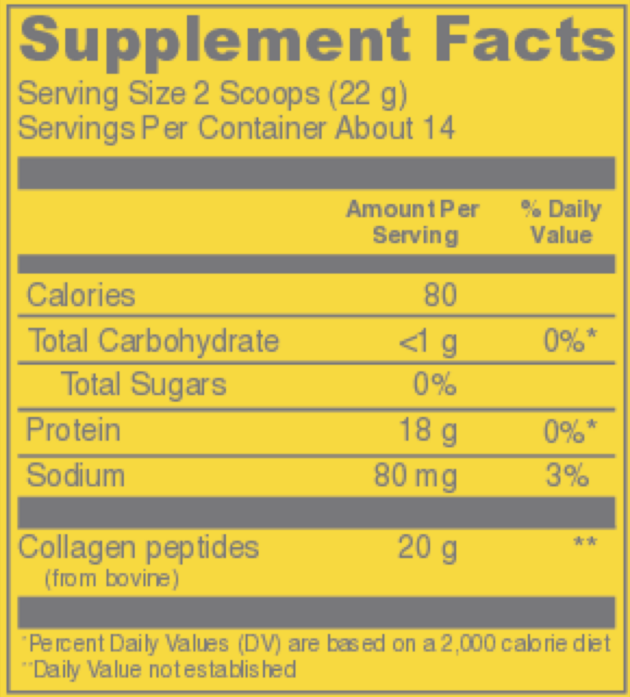 Vital Proteins Lemon Collagen Peptides 11oz